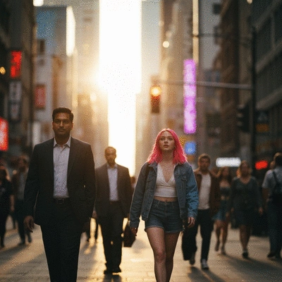 Student consulting with advisor on study plan